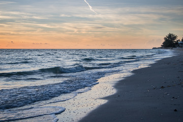 Beach at Sunset
