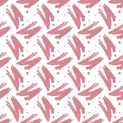 Seamless Pattern Grunge Textured Ornament Page Design Vector Illustration