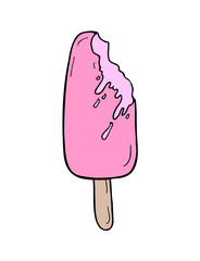 tasty ice cream illustration