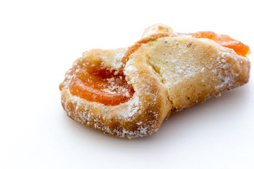 Biscuits filled with jam