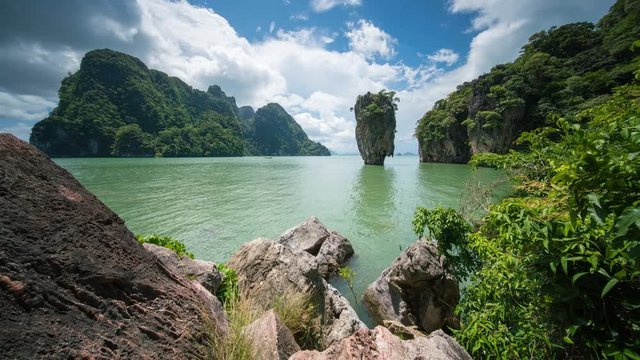 Jame bond island, Ko tapu, Phanganga bay, Phang nga bay, Thailand