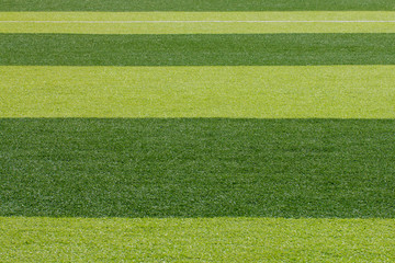 Photo of a green synthetic grass sports field