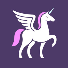 Unicorn logo illustration