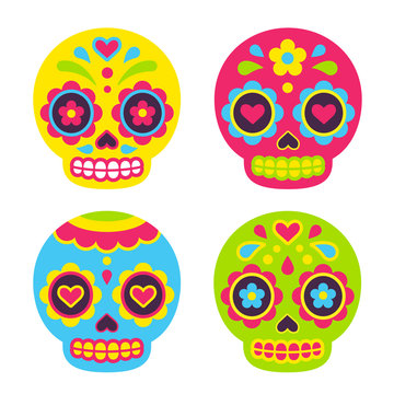 Mexican sugar skulls