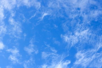 blue sky with cloud