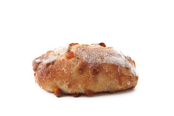 フランスのパン チーズ入り バゲット 白背景