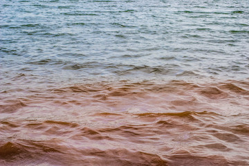 Muddy Waves of Panshet Lake