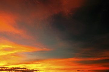 beautiful sky twilight and sunset