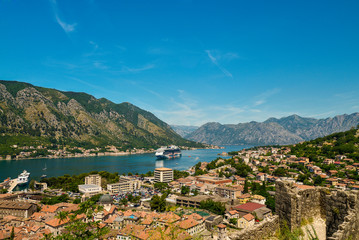 View on Kotor bay and Old Town