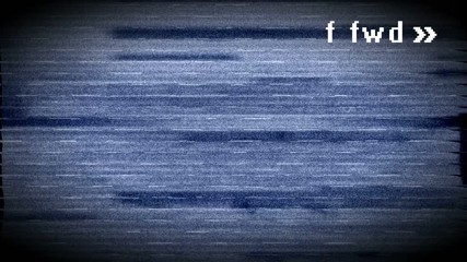 Old VHS tape fast forward, animation with glitch effects