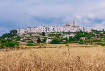 Fototapeta na wymiar Locorotondo (Puglia, Italy) - The gorgeous white town in province of Bari, chosen among the top 10 most beautiful villages in Southern Italy