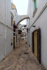 Fototapeta premium Locorotondo (Puglia, Italy) - The gorgeous white town in province of Bari, chosen among the top 10 most beautiful villages in Southern Italy