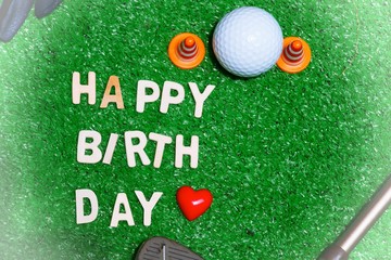 Happy birthday to golfer