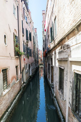 Obraz na płótnie Canvas Various views of the tourist city of Venice, Italy