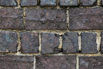 茶色のレンガの背景