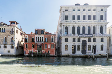 Naklejka premium Various views of the tourist city of Venice, Italy