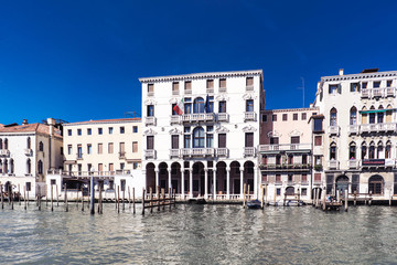 Fototapeta na wymiar Various views of the tourist city of Venice, Italy