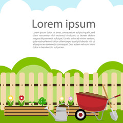 wood garden flower sky cloud vector