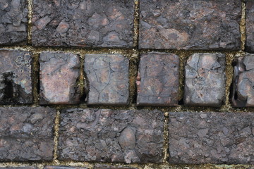 茶色のレンガの背景