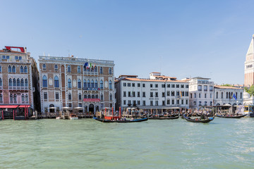 Various views of the tourist city of Venice, Italy