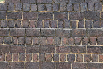 茶色のレンガの背景