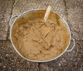 Natural clay plaster
