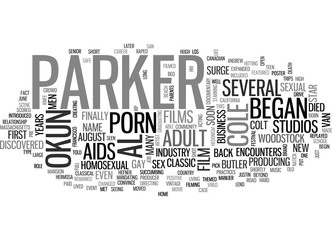 AL PARKER TEXT WORD CLOUD CONCEPT