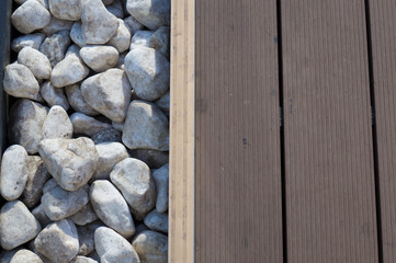 Wooden Floor with Stones