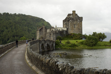 Fototapeta na wymiar Castle. Scotland. Elian Donan