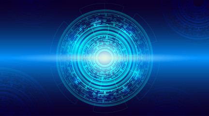 Vector abstract technology background. Template brochure and layout design