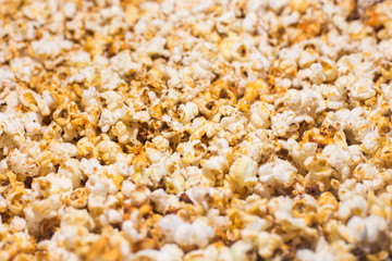 Background of popcorn