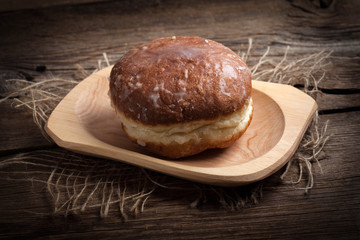 Traditional sweet donut.