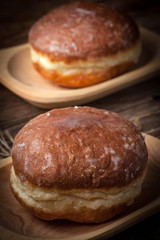 Traditional sweet donut.