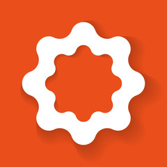 Abstract geometrical icon for emblem, sign or logo. Vector illustration EPS10