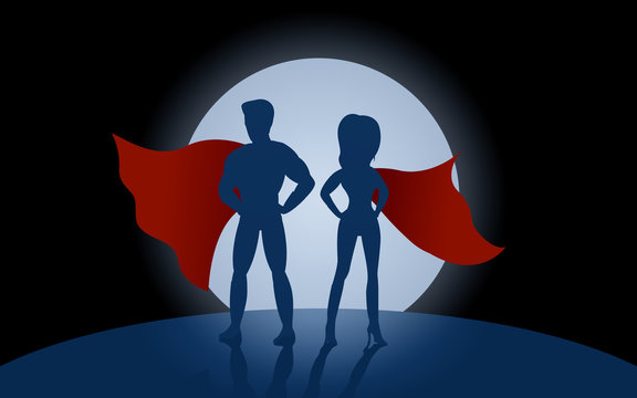 Superhelden mit Mond