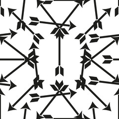 Abstract seamless arrow pattern