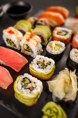 Traditional Japanese cuisine.