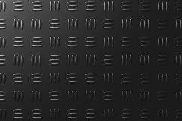 Abstract background of steel plate. 3D rendering.