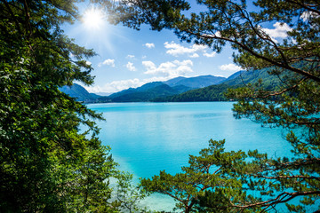 Fototapeta na wymiar Fuschlsee lake. Austria.