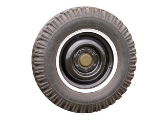 Obraz premium car old wheel