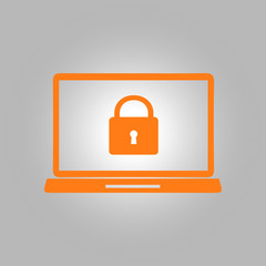 Internet security concept  icon. Identification and protection symbol.