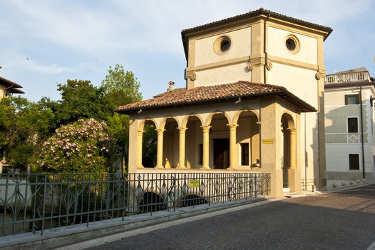 The church of Santa Maria della piet&agrave; in Sacile. Italy.