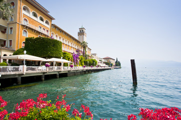 Gardone Riviera on Garda lake. Italy.