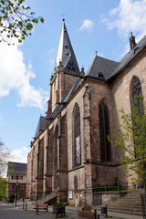 Fototapeta na wymiar St.-Marien-Kirche in Marburg, Hessen
