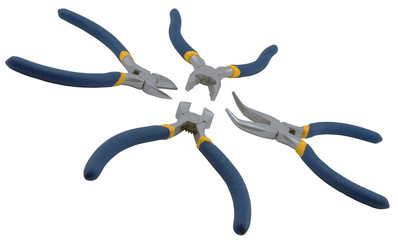  Assorted hand tools isolated