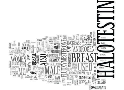 WHAT IS HALOTESTIN TEXT WORD CLOUD CONCEPT