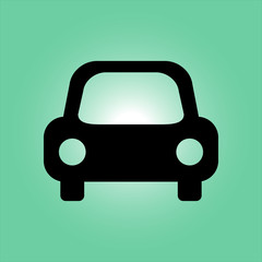 Obraz premium Transport icon. Car sign. Delivery transport symbol.