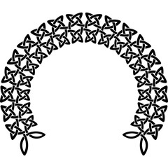 Celtic pattern. Element of Scandinavian or Celtic ornament