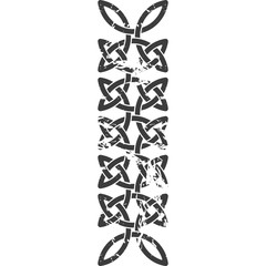 Celtic pattern. Element of Scandinavian or Celtic ornament