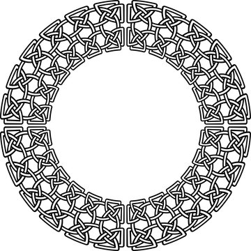 Celtic pattern. Element of Scandinavian or Celtic ornament